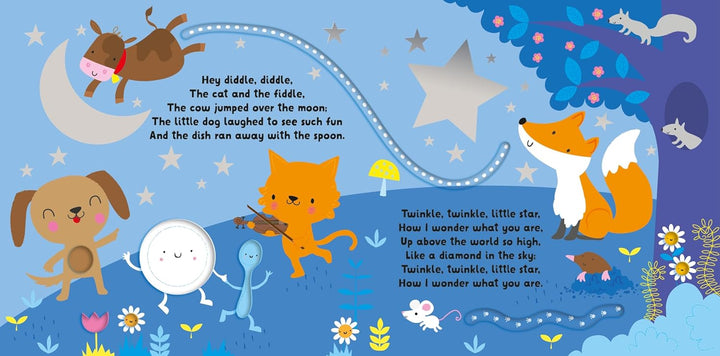 Libro Interactivo Nursery Rhymes Con Sonido Y Texturas Niños