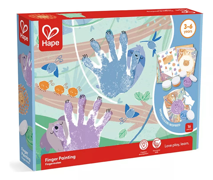 Juego Didáctico De Pintura Con Manos  Niños