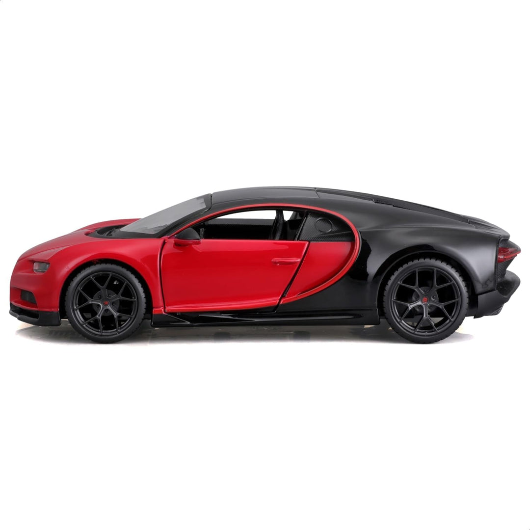Carro Coleccionable A Escala 1:32 Bugatti Chiron Sport Rojo