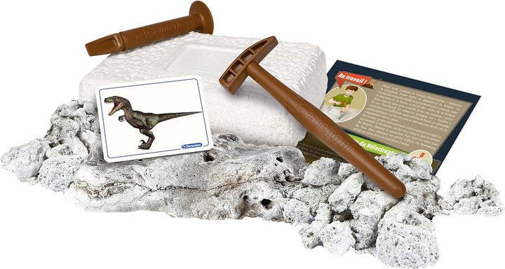 Juego Didáctico Fósiles De Velociraptor Niños
