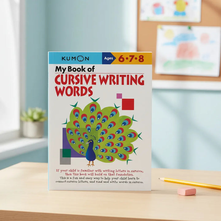 Libro Kumon My Book Of Cursive Writing Words para niños