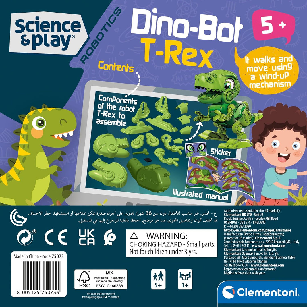 Juego Didáctico Armable Dinosaurio Para Niños