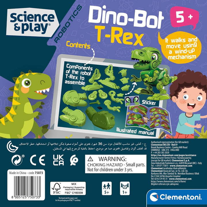 Juego Didáctico Armable Dinosaurio Para Niños