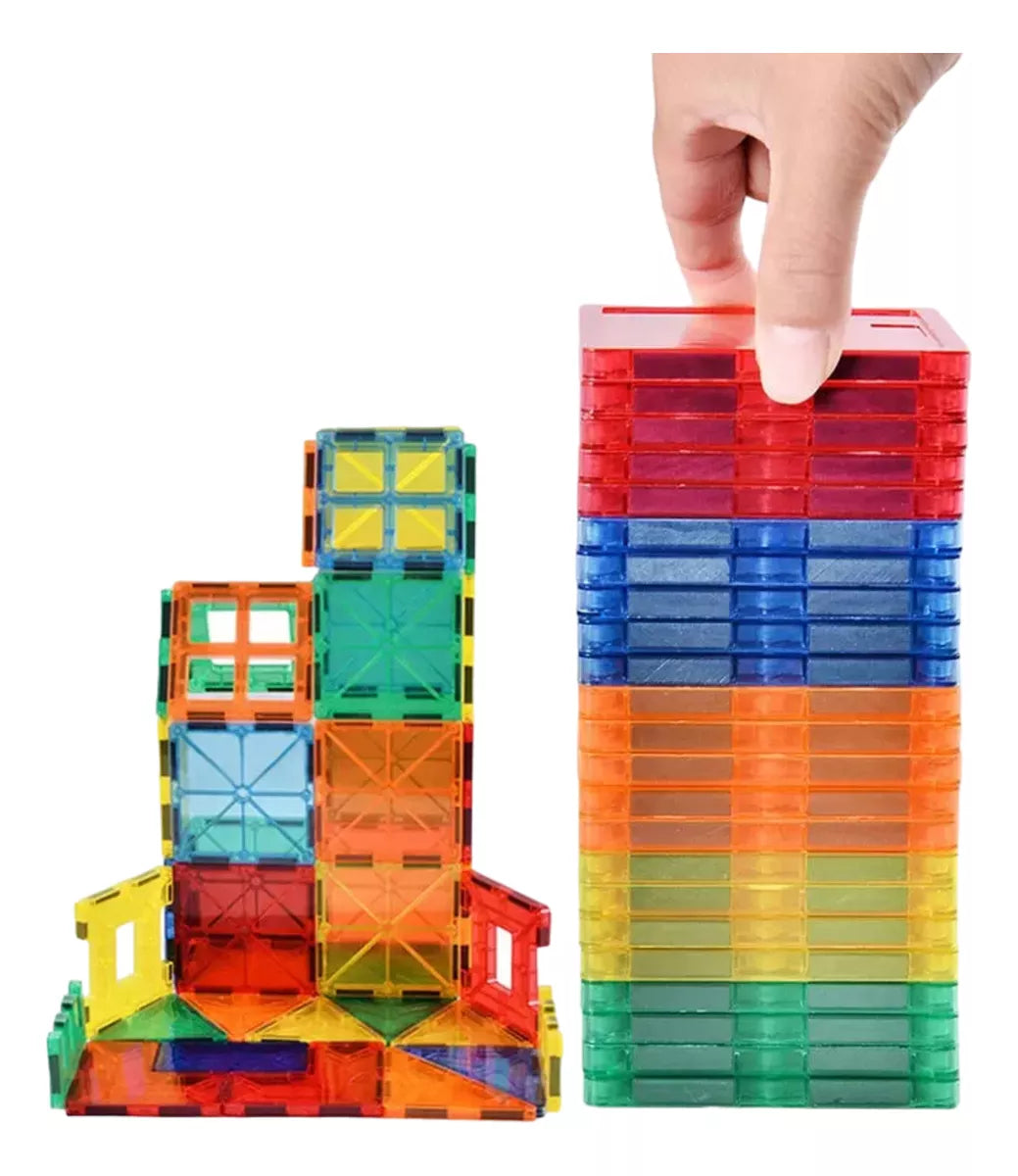 Juego Construcción Bloques Magnéticos 48 Piezas