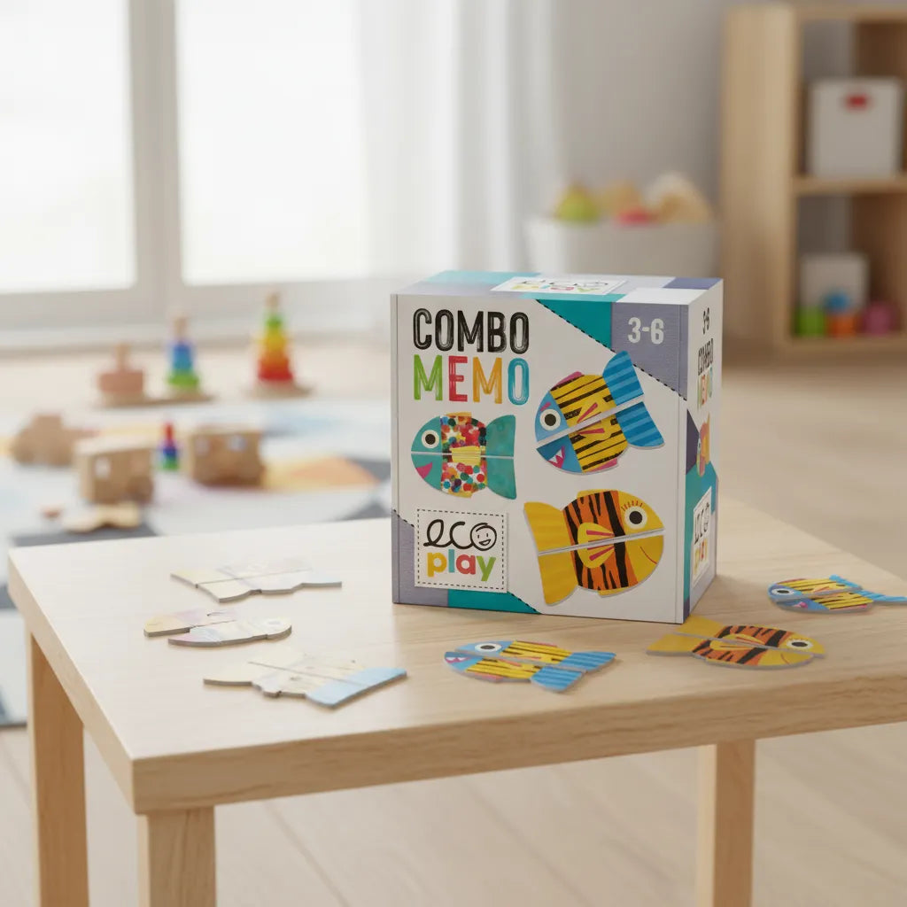 Rompecabezas Combo Memo Ecoplay Para Niños