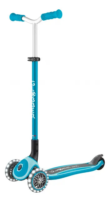 Patineta Master Lights azul Plegable Para Niños