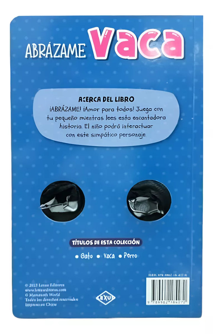 Libro Interactivo Abrázame Vaca Con Títere  Niños