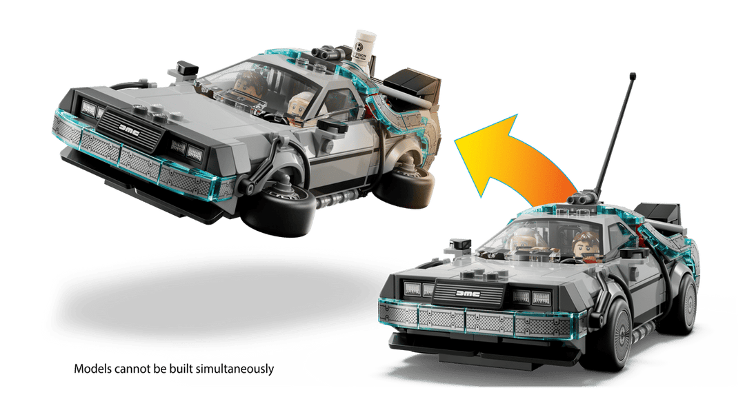 Juego Construcción Delorean Volver Al Futuro Lego Original