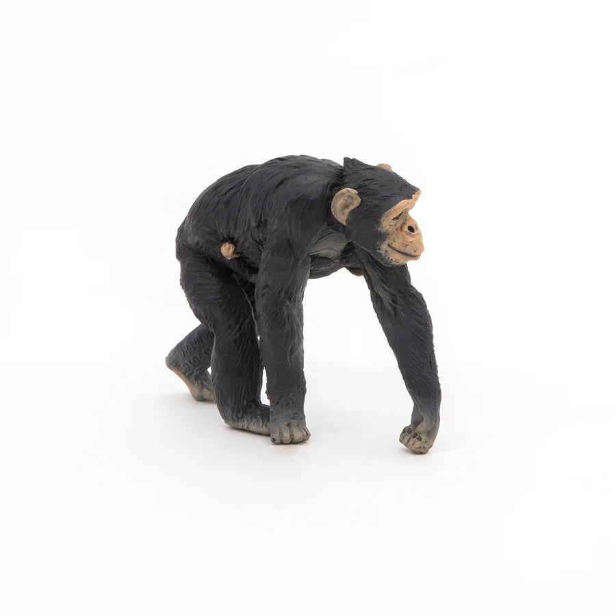 Figura Coleccionable Chimpancé Con Bebe Papo Para Niños