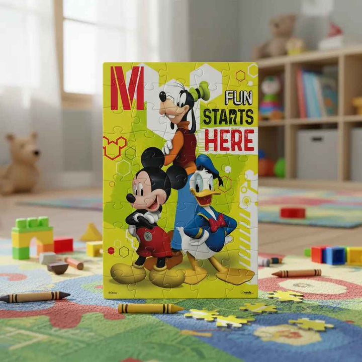 Rompecabezas Mickey Mouse 50 Pieza Para Niños