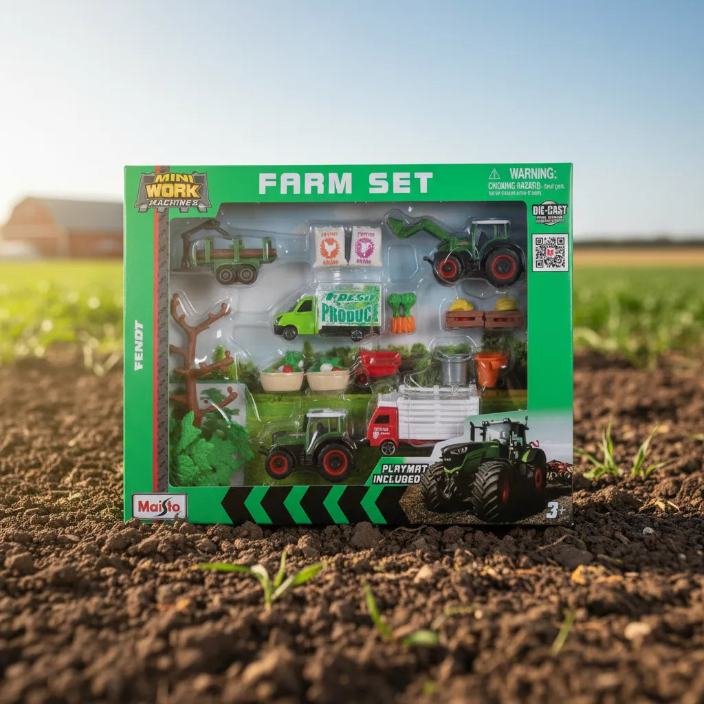 Juguete Set De Granja Con Tractor Para Niños