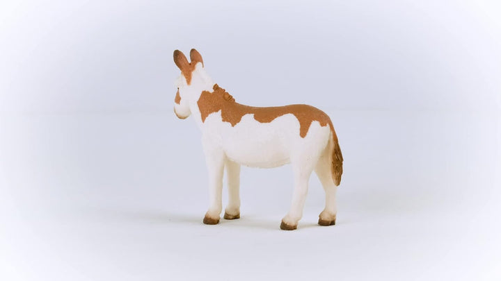 Figura Burro Americano Pinto Pintada A Mano Schleich