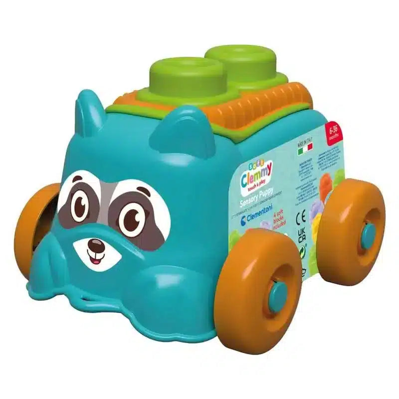 Juguete Cachorro Rodante Y Bloques Bebés