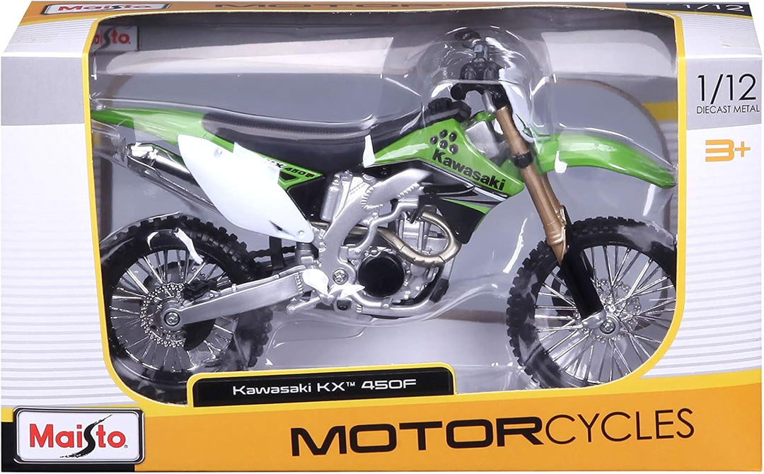Moto Coleccionable 1:12 Mc Kawasaki Kxtm 450f