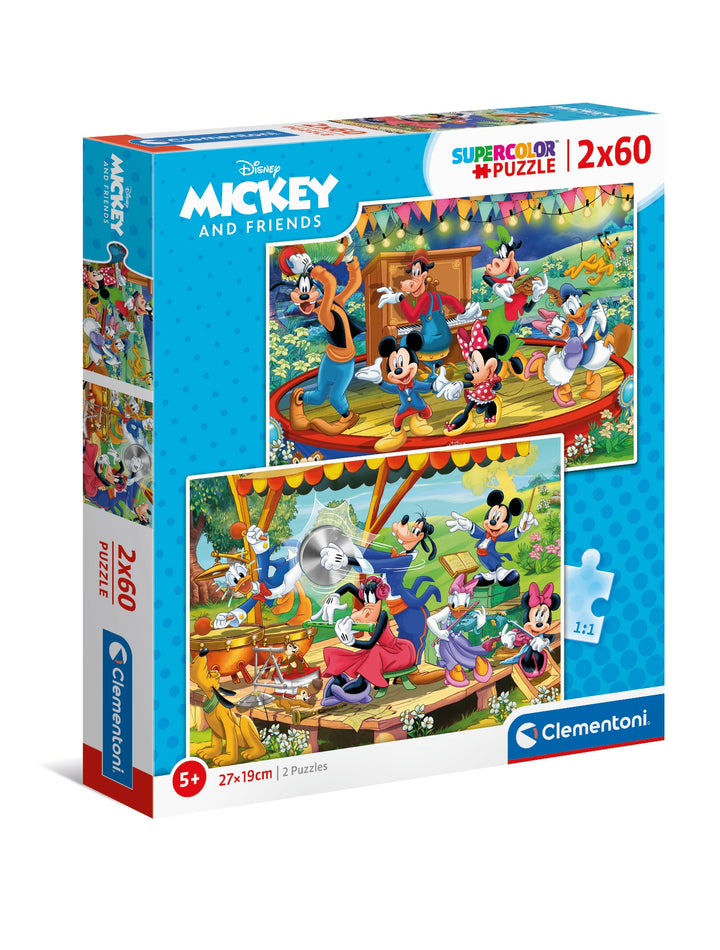 Rompecabezas 2 En 1 Mickey Y Amigos Niños