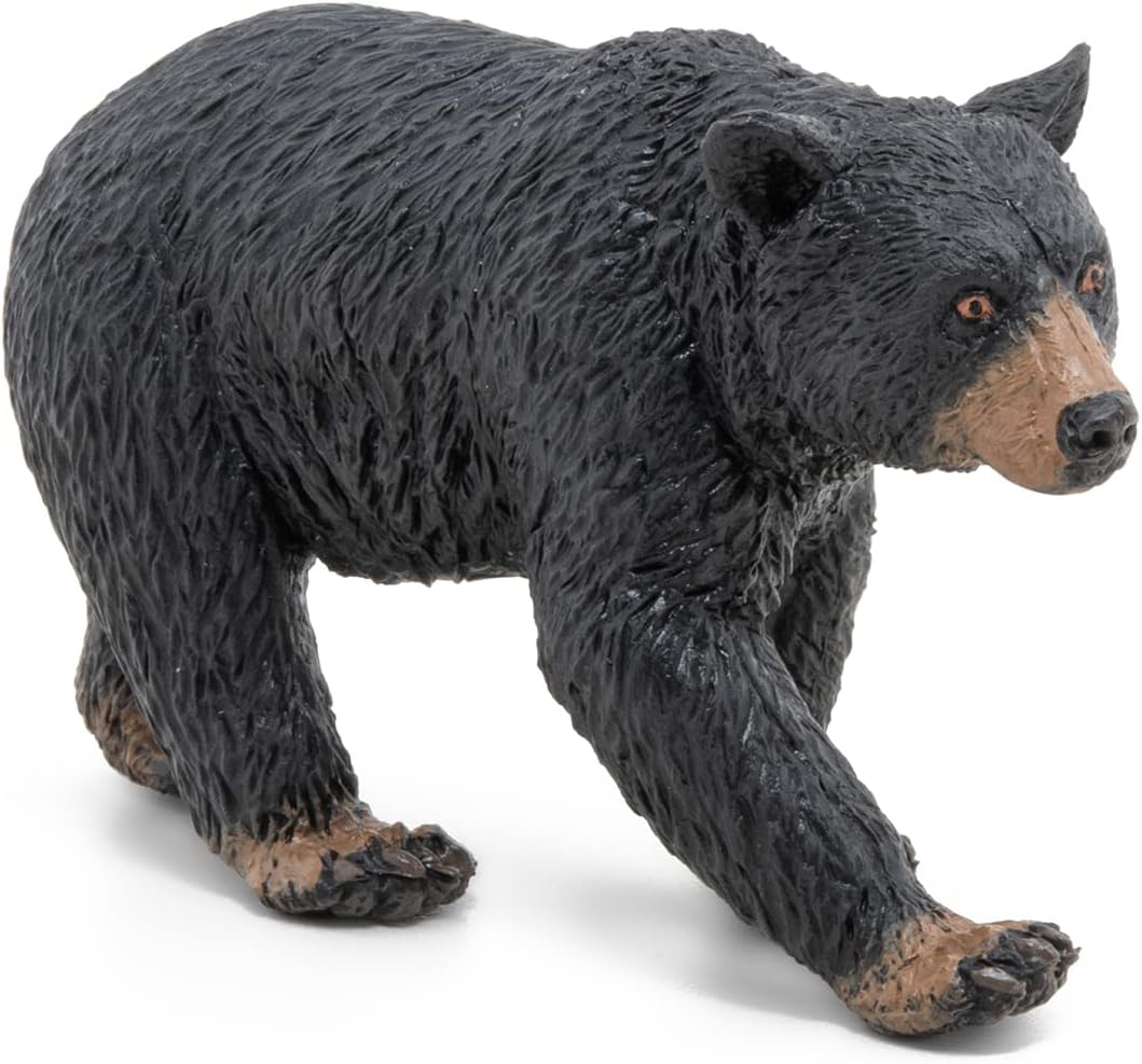 Figura Oso Negro Americano Pintada A Mano papo