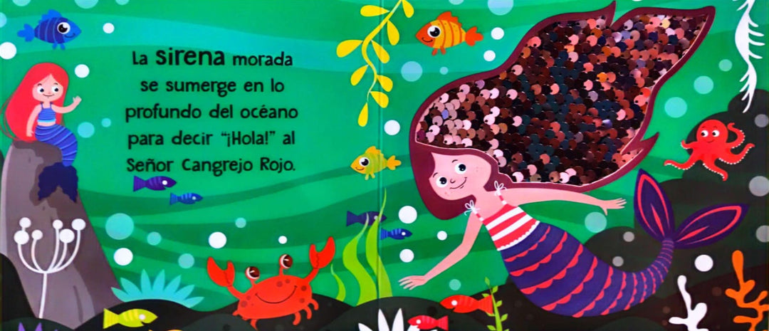 Libro Interactivo Sirenas Sensorial Niños