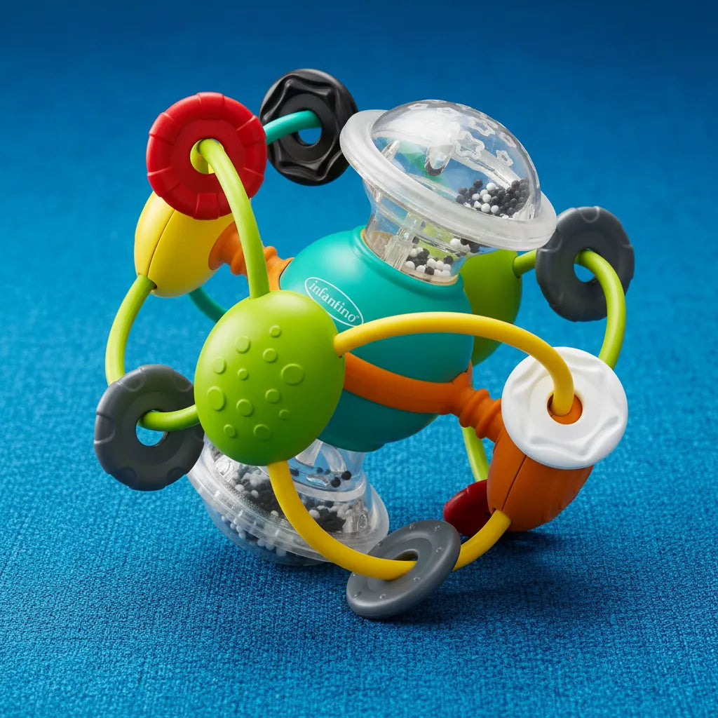 Juego Bebés De Aros Con Sonidos Y Texturas