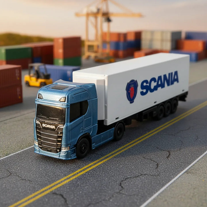 Camión a escala Contenedor Scania Maisto
