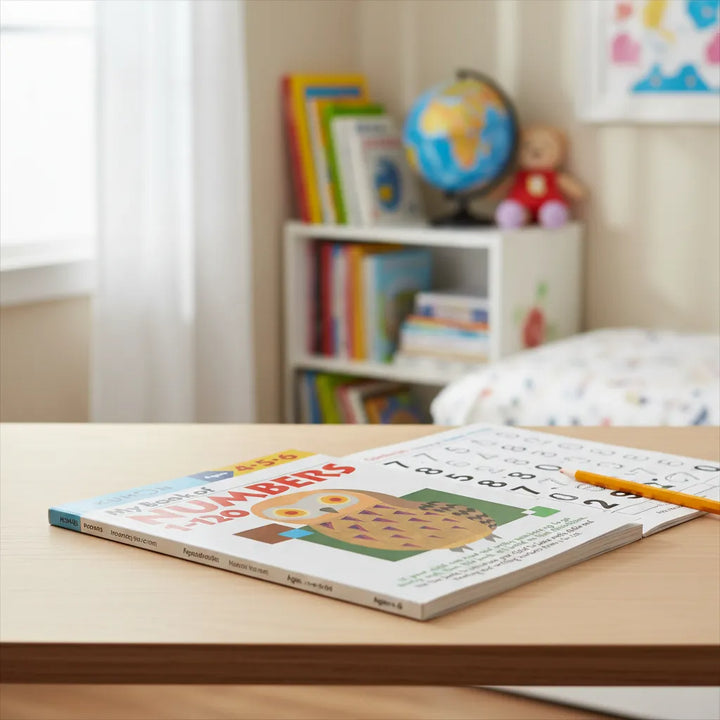 Libro Didáctico Kumon My Book Of Numbers 1-120 Para Niños