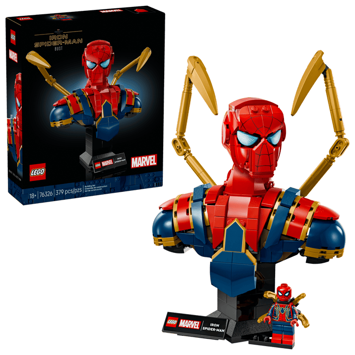 Juego De Construcción Iron Spiderman 379 Piezas Para Niños