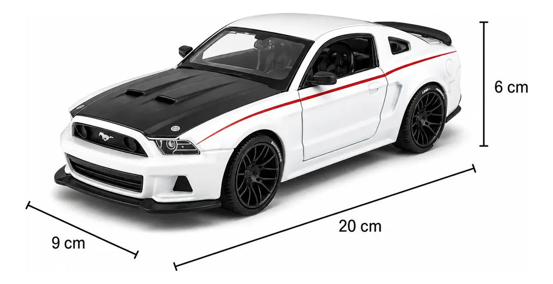 Carro Colección  A escala 1/24 Se 2014 Ford Mustang Street