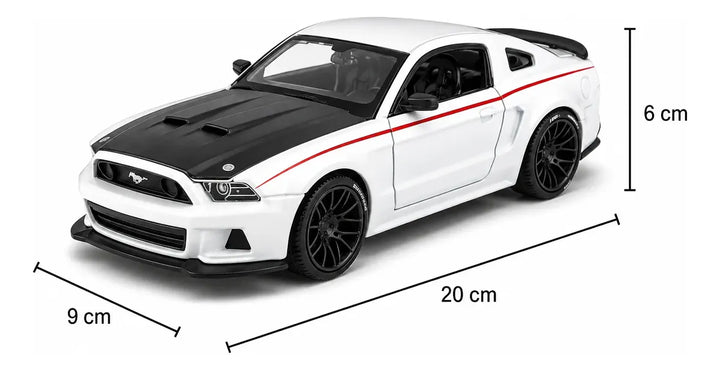 Carro Colección  A escala 1/24 Se 2014 Ford Mustang Street