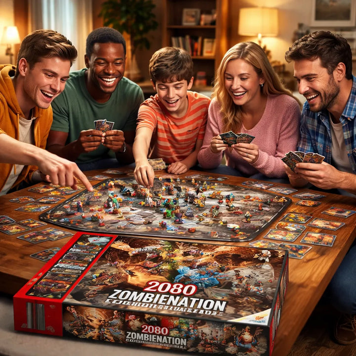 Juego De Mesa Zombienation Estrategia 2080 Para Niños