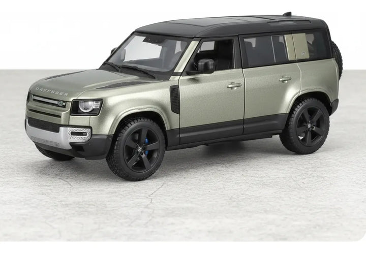 Carro Bburago A Escala 1:43 Land Rover Defender 110 Verde
