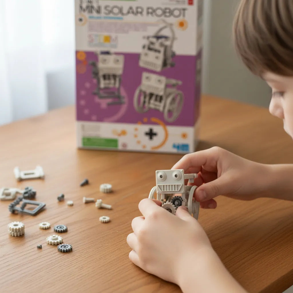 Experimento Mini robot solar 3 en 1 niños