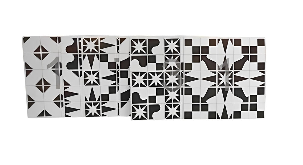 Juego Cubos Puzzle Contraste 25 Piezas Para Niños