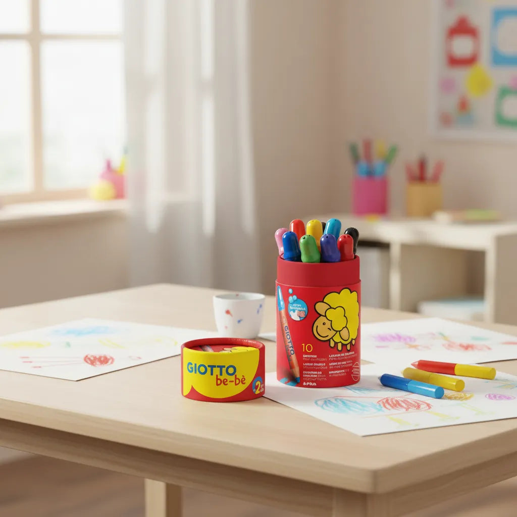 Set De 10 Colores Madera Giotto Bebe