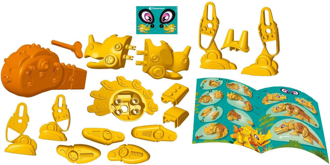 Juego Dino Bot Armable Triceratop Para Niños