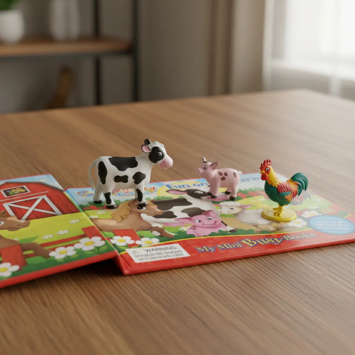 Libro y Juego 2 En 1 Animales La Granja