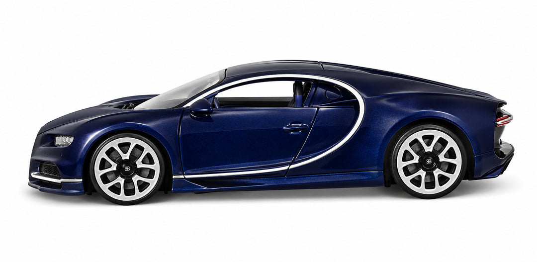 Carro Coleccionable A Escala 1:32 Bugatti Chiron Azul