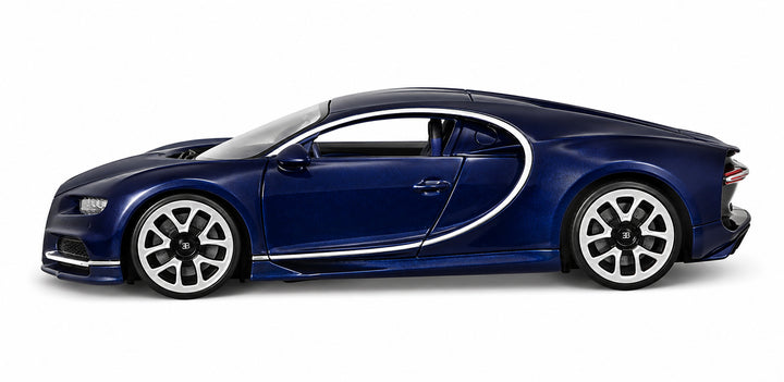 Carro Coleccionable A Escala 1:32 Bugatti Chiron Azul