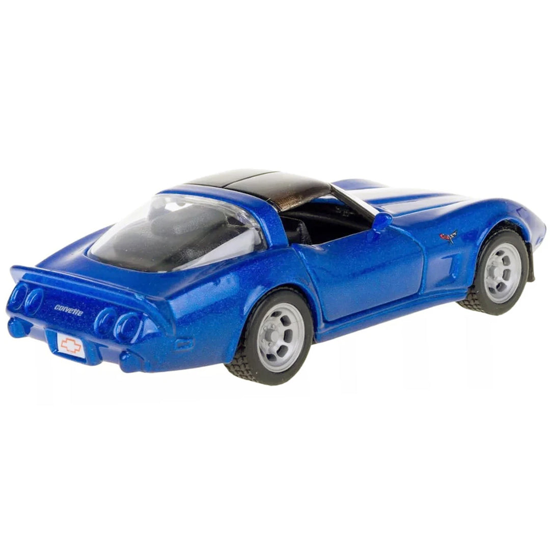 Carros Coleccionable A Escala 1/36 Chevrolet Corvette Azul