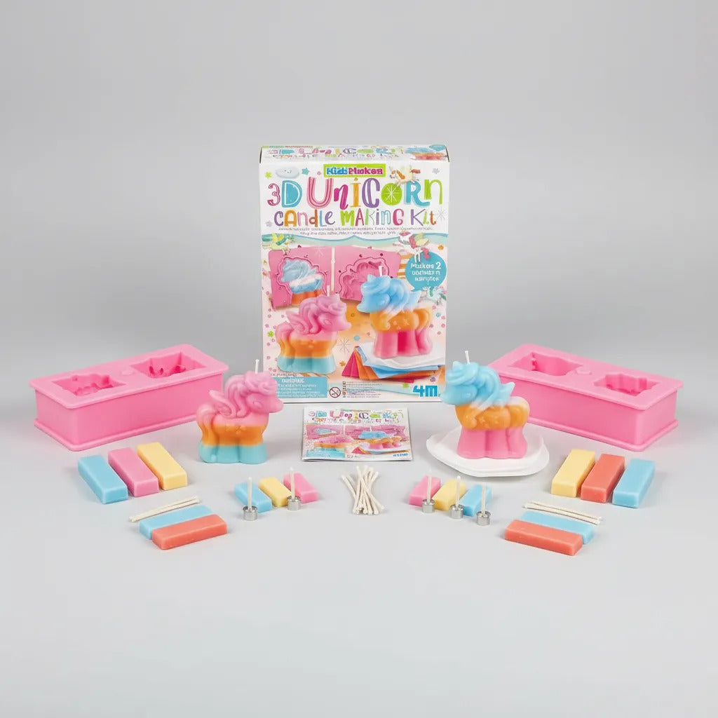 Juego Kit Para Crear Velas De Unicornio 3d