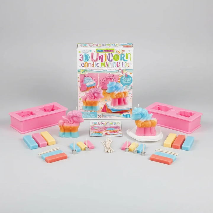 Juego Kit Para Crear Velas De Unicornio 3d