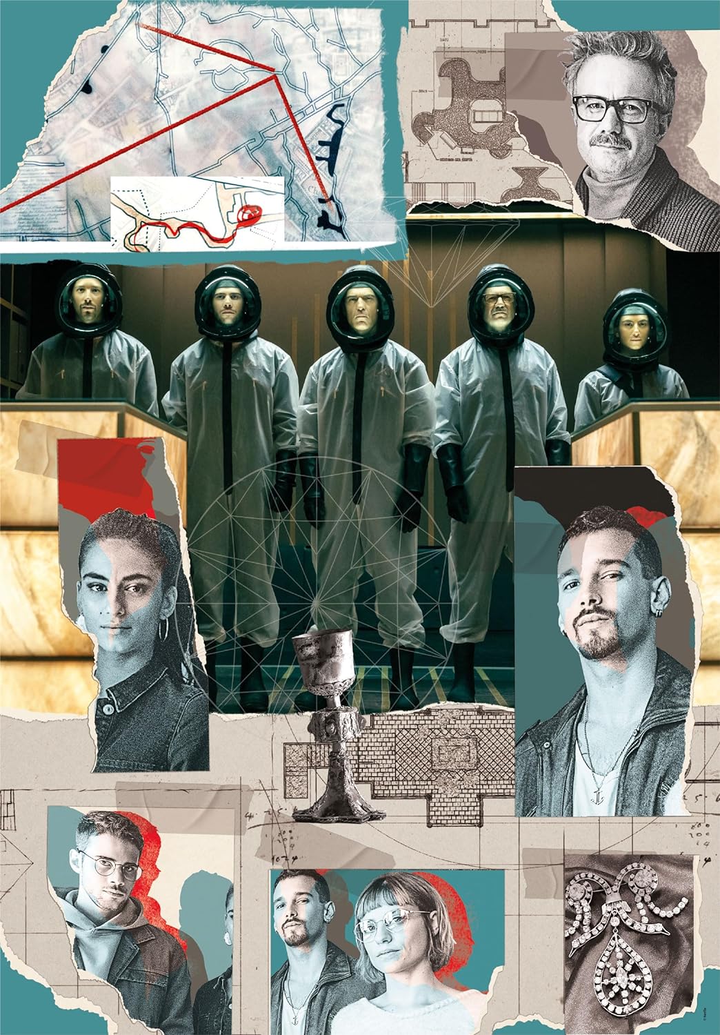 Rompecabezas De 1000 Piezas La Casa De Papel