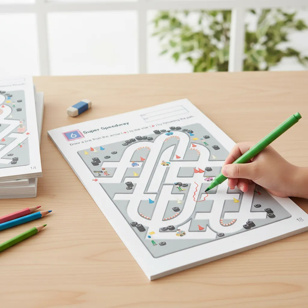 Libro didáctico Kumon Amazing Mazes para niños
