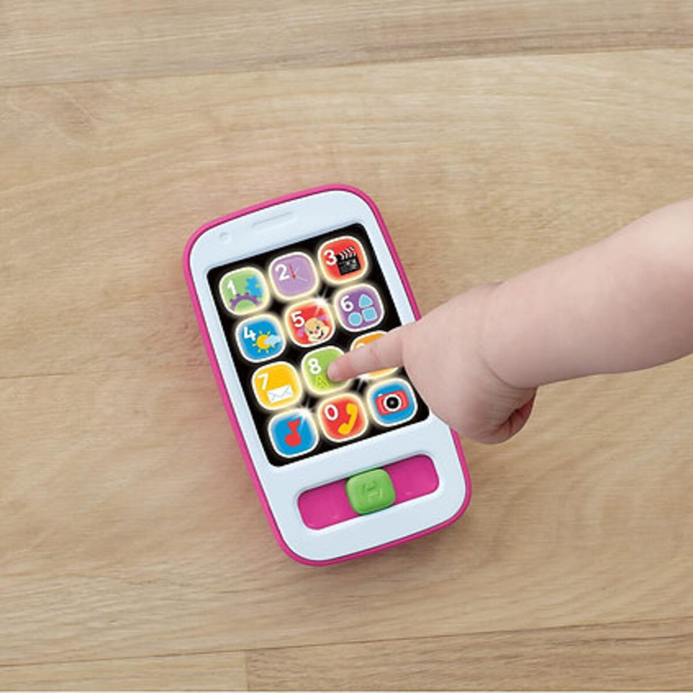 Juguete Interactivo Teléfono Sonidos rosa Para Bebés