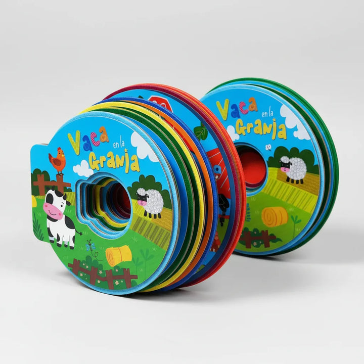 Libro Interactivos Vaca En La Granja Para Niños
