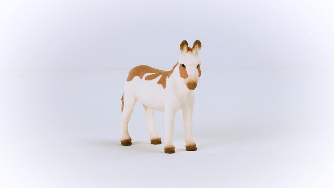 Figura Burro Americano Pinto Pintada A Mano Schleich