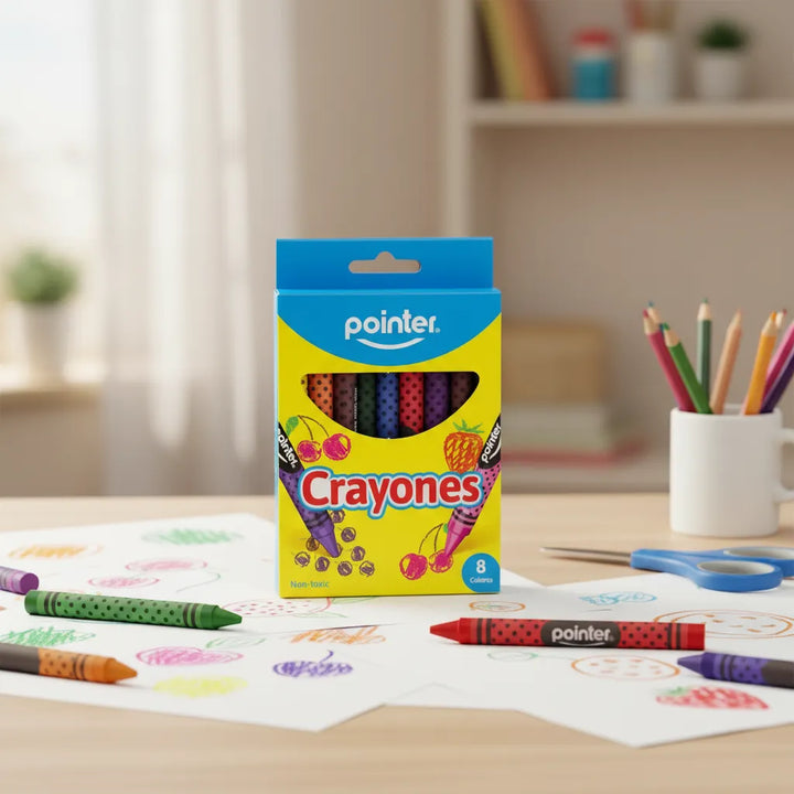 Primeras Crayolas Ninos 8 Unidades