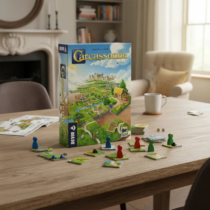 Juego de Mesa Carcassonne Adultos Ninos