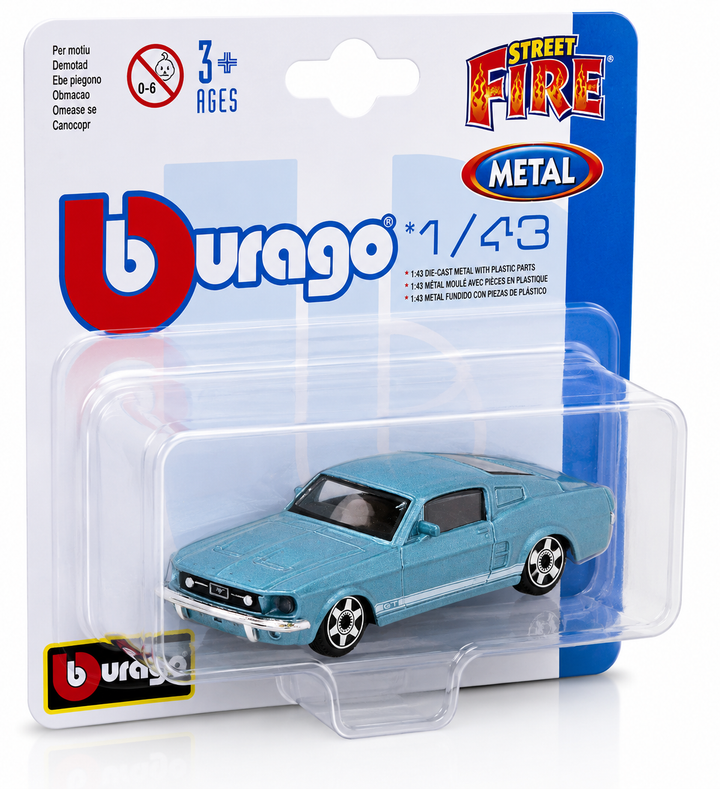 Carro Coleccionable A Escala 1:43 Ford Mustang GT