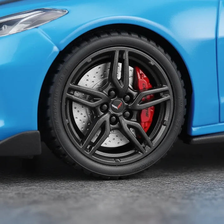 Carros A Escala 1/36 Chevrolet Corvette Stingray Coupe Azul
