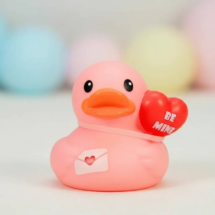Juguete Patito De Baño Globo De Corazón Para Bebés Niños