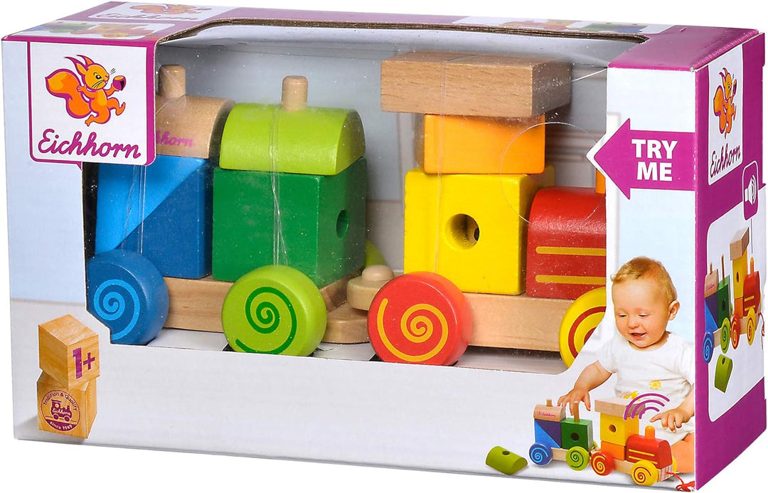 Juguete Interactivo Tren De Madera Con Sonido